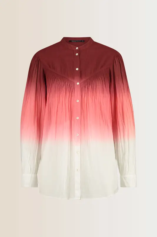 Dip-dye blouse