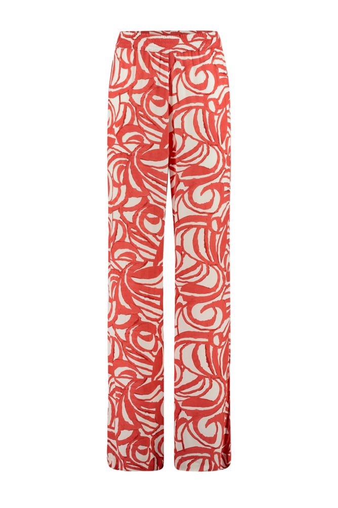 Pull-on broek met print