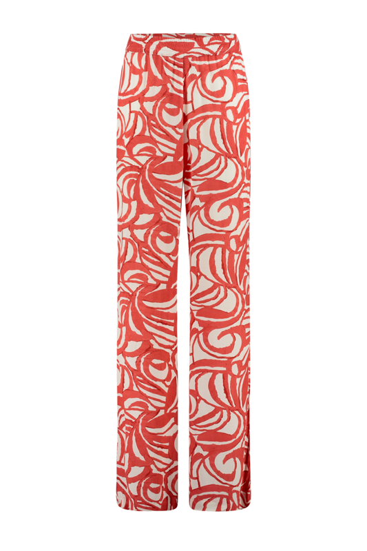 Pull-on broek met print