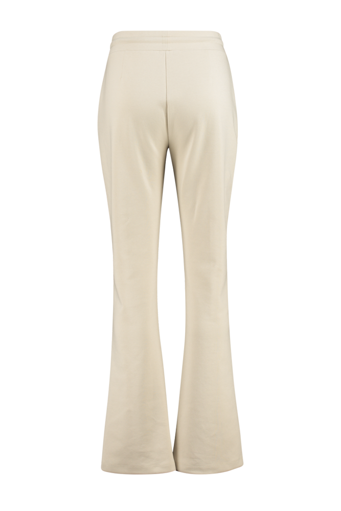 Jersey flared broek