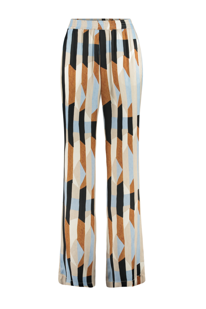 Broek multicolour print
