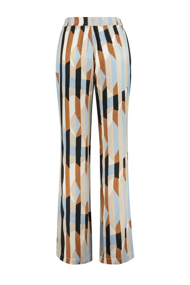 Broek multicolour print