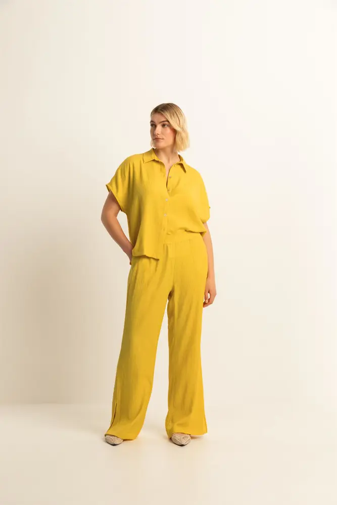 Pull-on broek crinkle