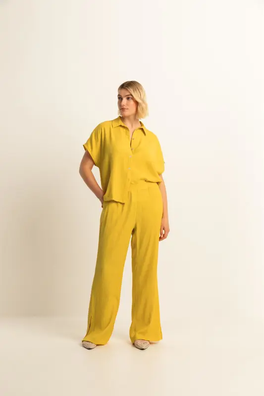Pull-on broek crinkle