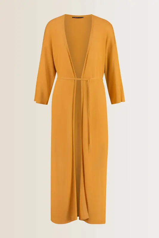 Lang vest linnenmix
