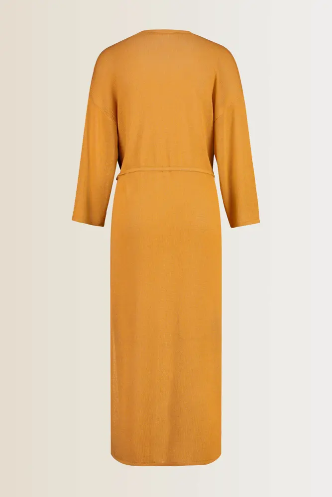 Lange cardigan linnenmix