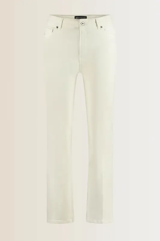 Flared 5-pocket cropped