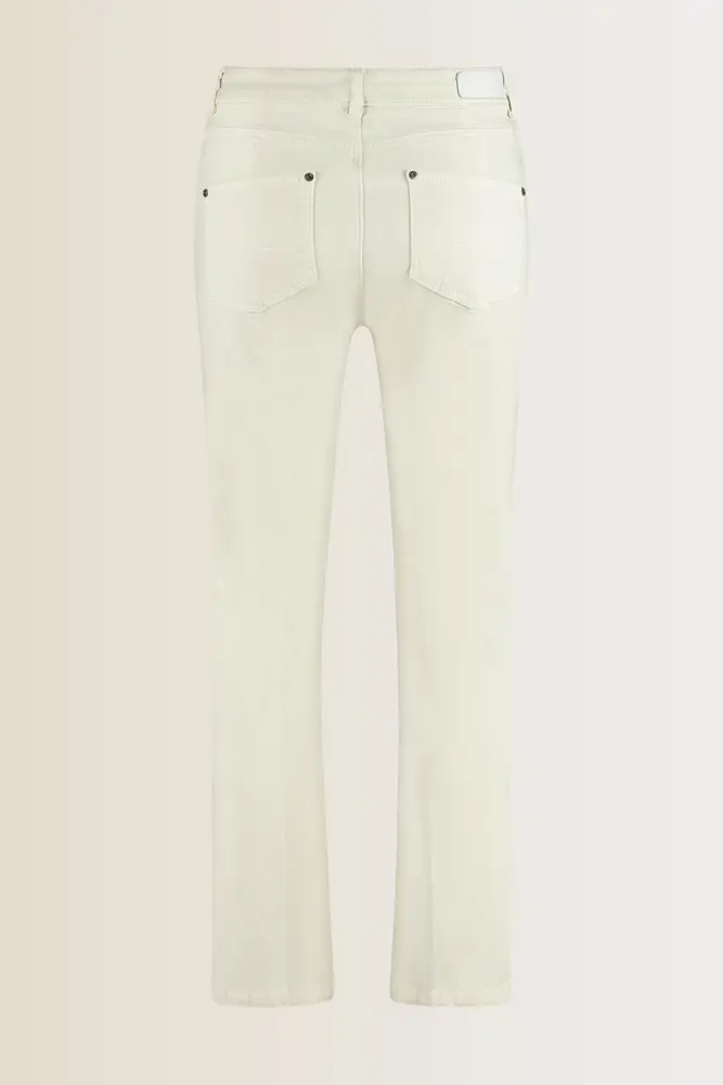 Flared 5-pocket cropped