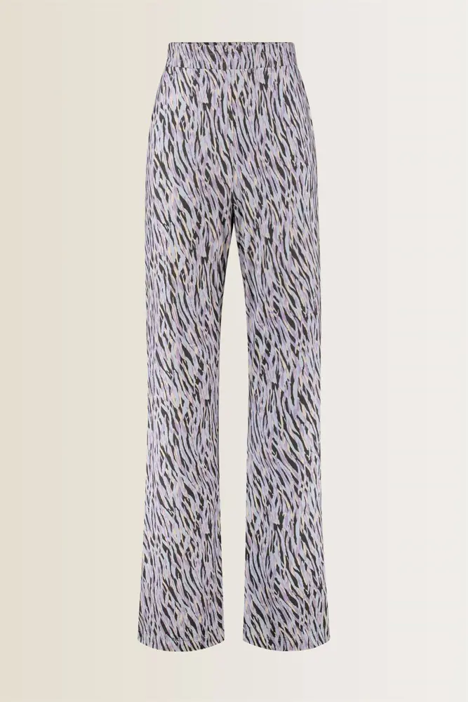 Broek multicolour print