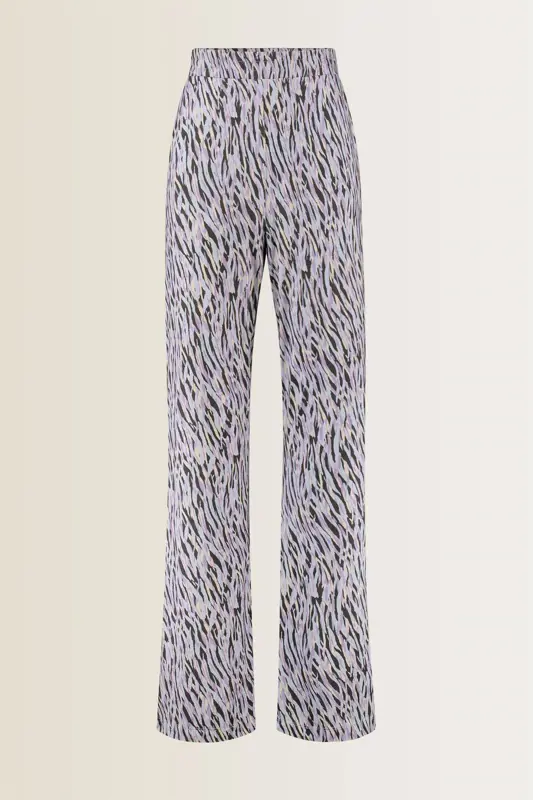 Broek multicolour print