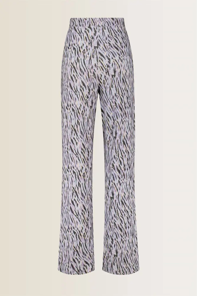 Broek multicolour print