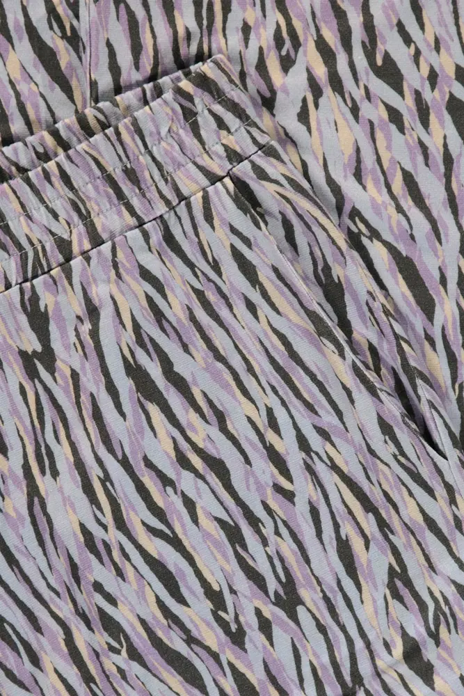 Broek multicolour print
