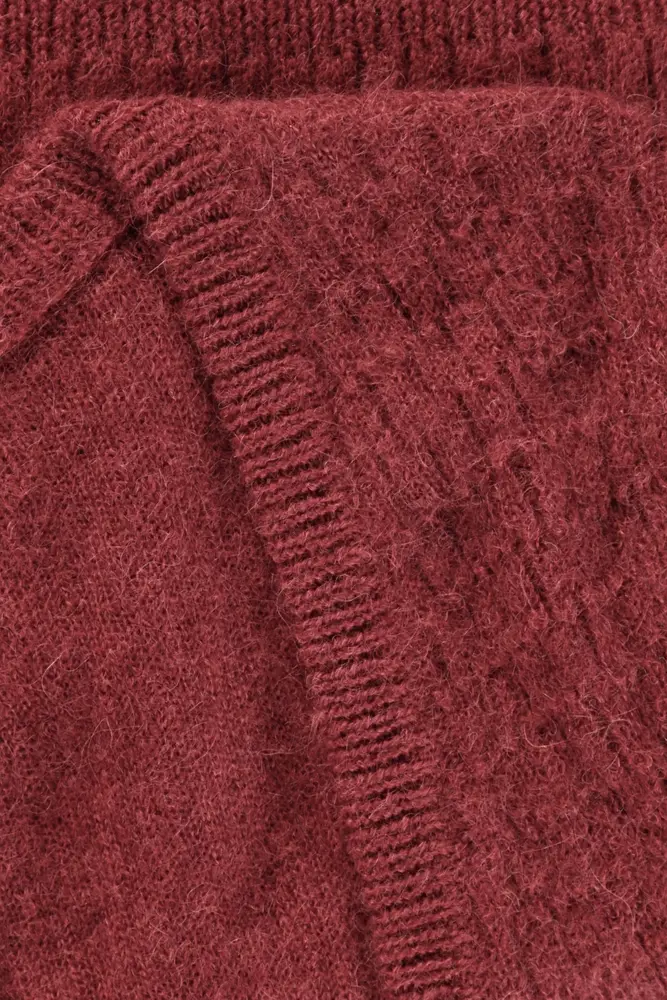 Kort vest alpaca wolmix