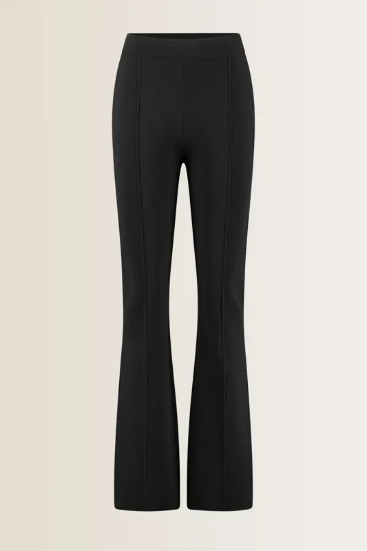 Flared broek gebreid