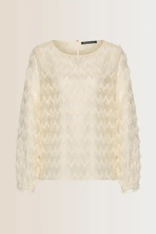Blouse met franjes