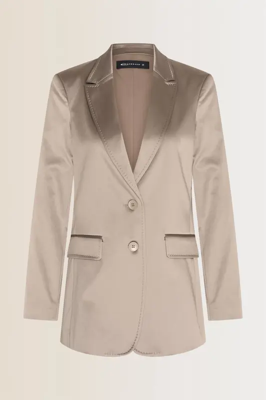 Satijnachtige blazer