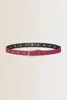 Leren riem met druppelperforaties