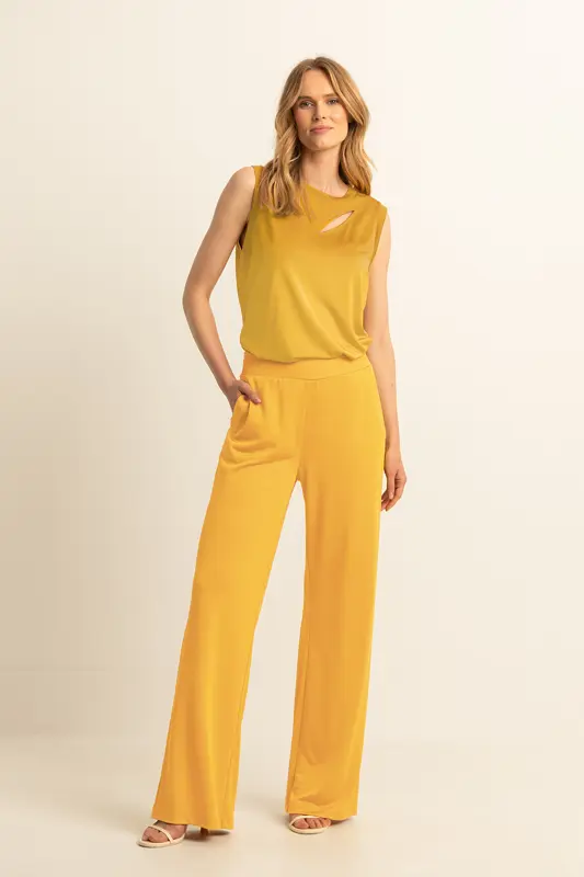 Wide leg broek