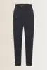 Tapered broek met plooien