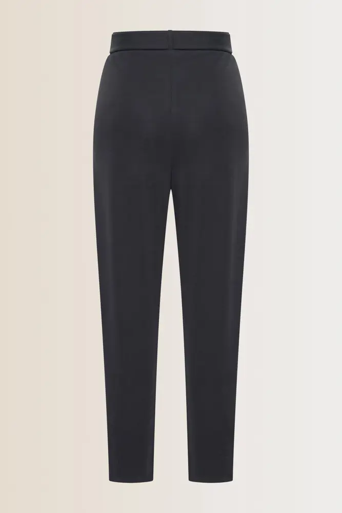 Tapered broek met plooien