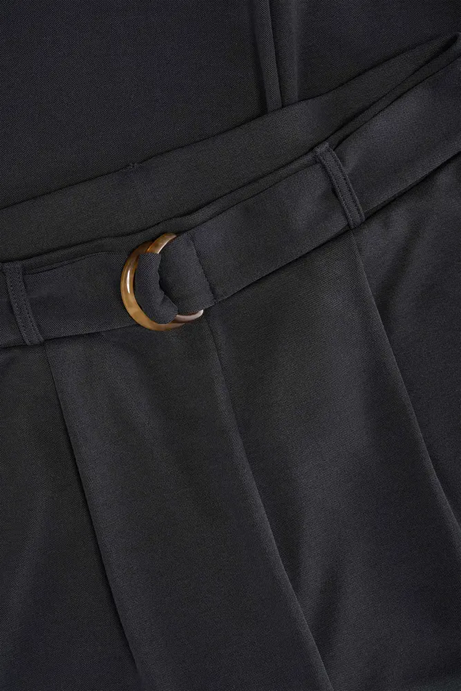 Tapered broek met plooien