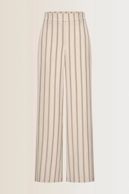 Wijde broek met strepen