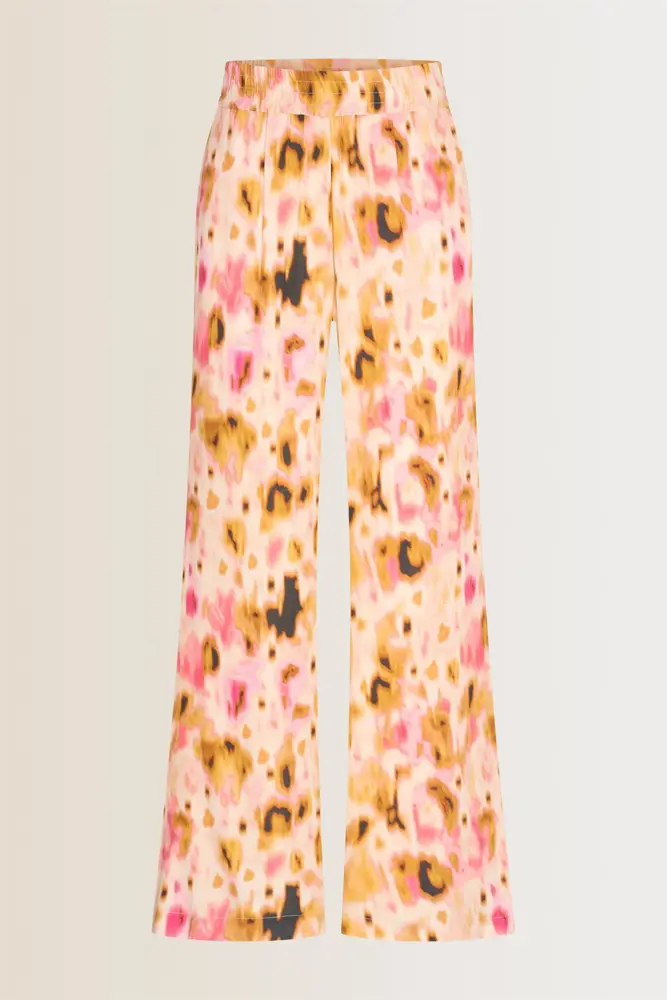 Wijde broek met print