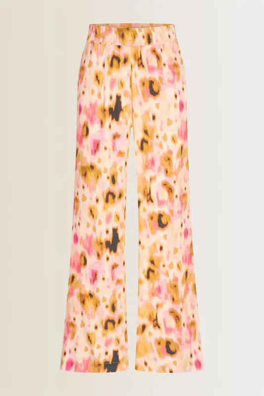 Wijde broek met print