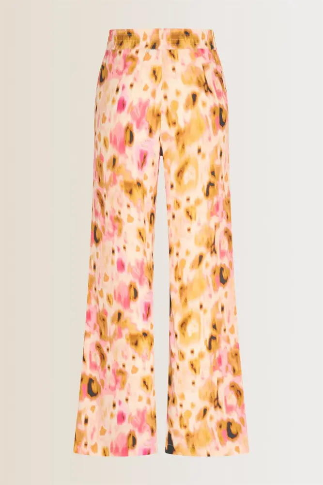 Wijde broek met print