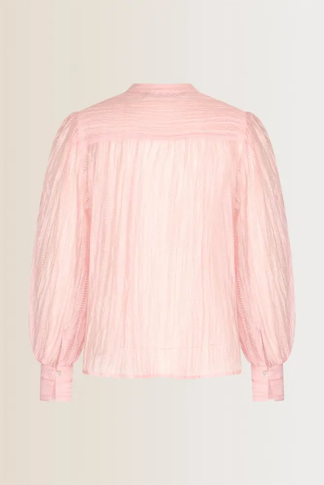 Blouse met pofmouwen