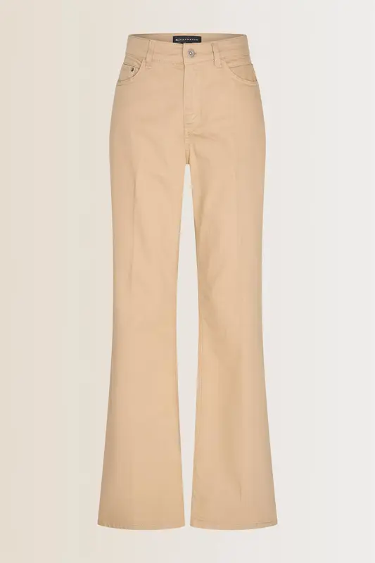 Flared broek met hoge taille