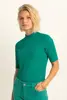 Top met mock neck