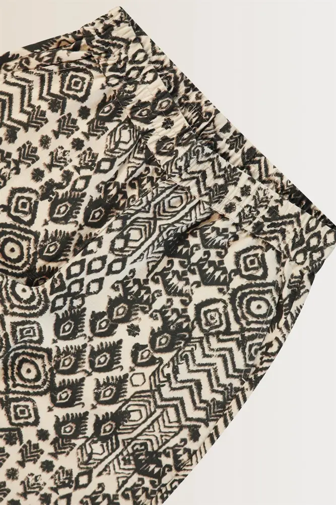 Broek met print