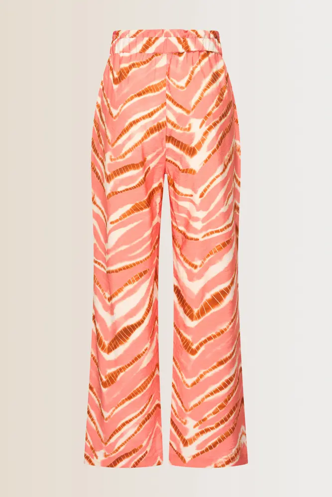 Wijde broek met print