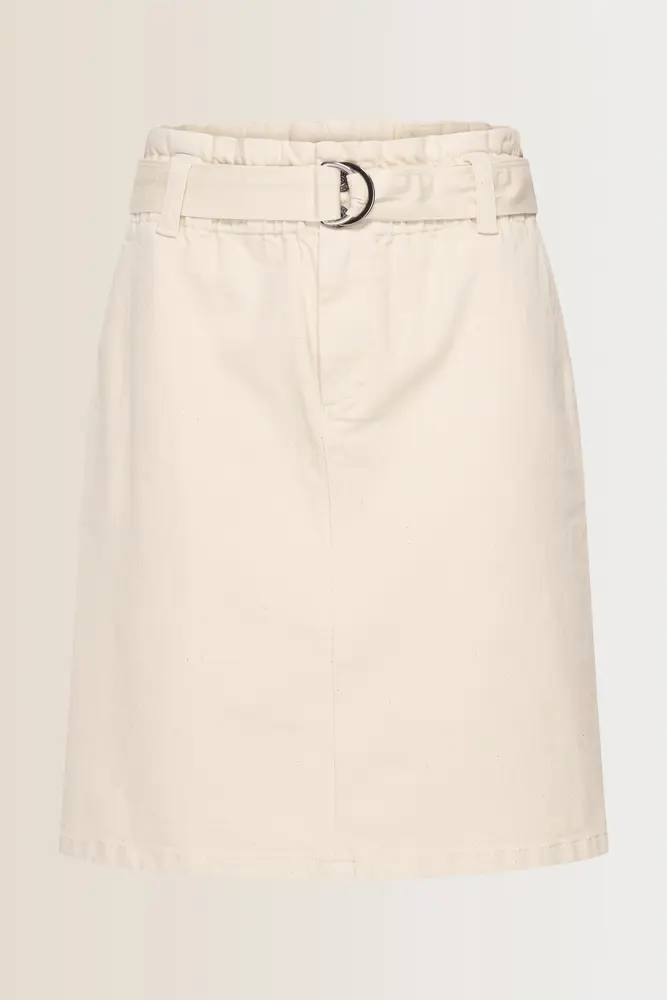 Denim rok met ceintuur