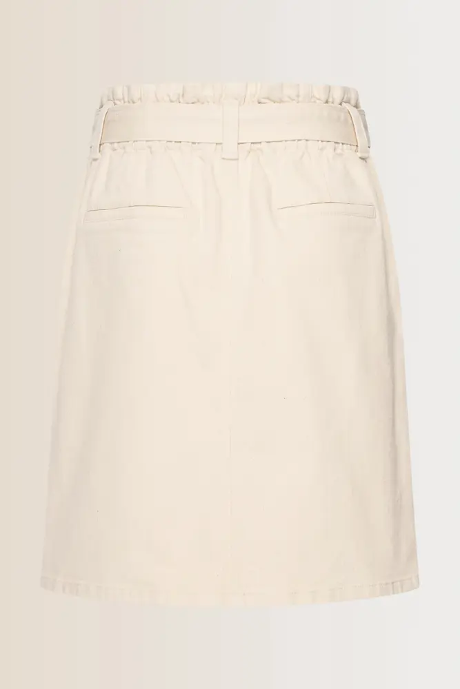 Denim rok met ceintuur