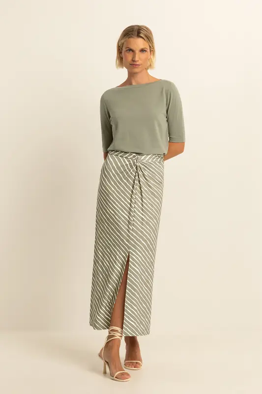 Rok met knoopdetail