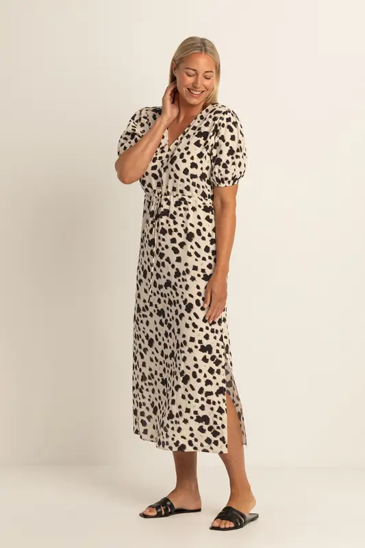 Luipaardprint jurk