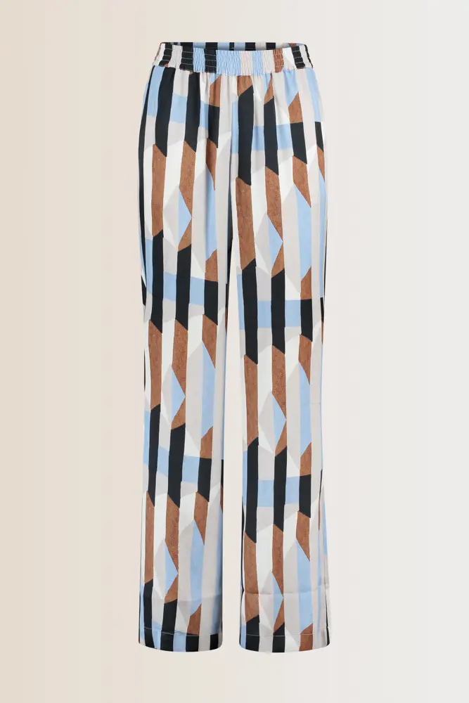 Broek multicolour print
