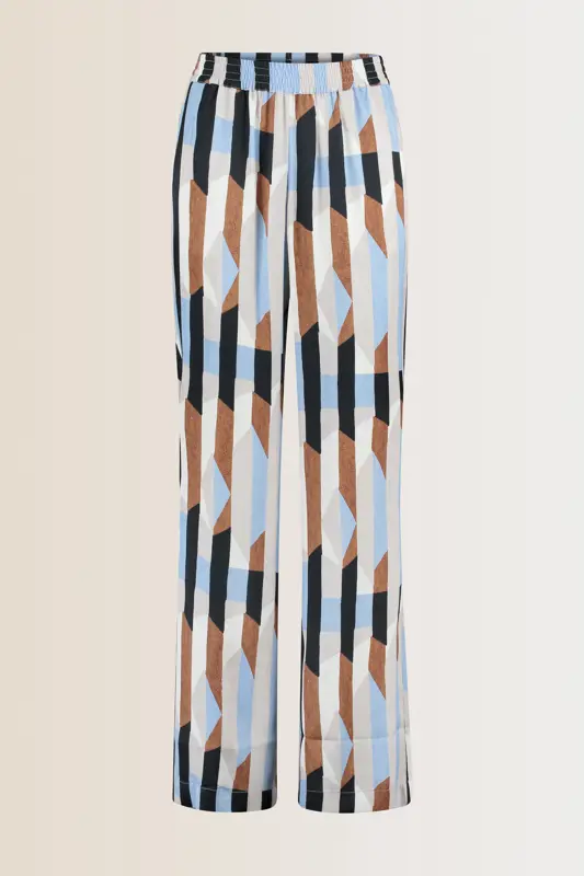 Broek multicolour print
