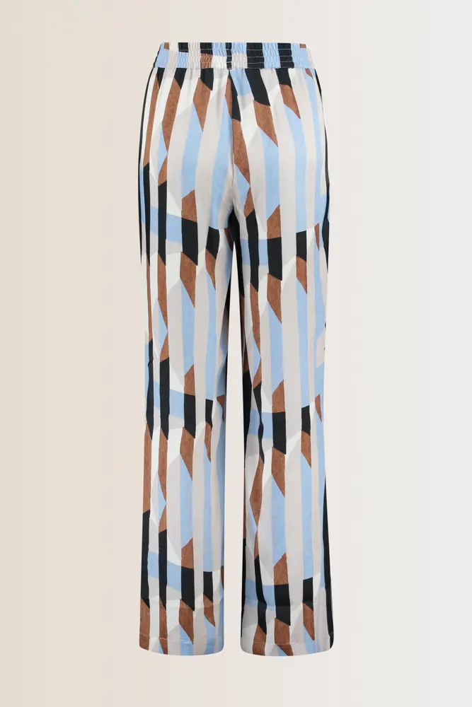 Broek multicolour print