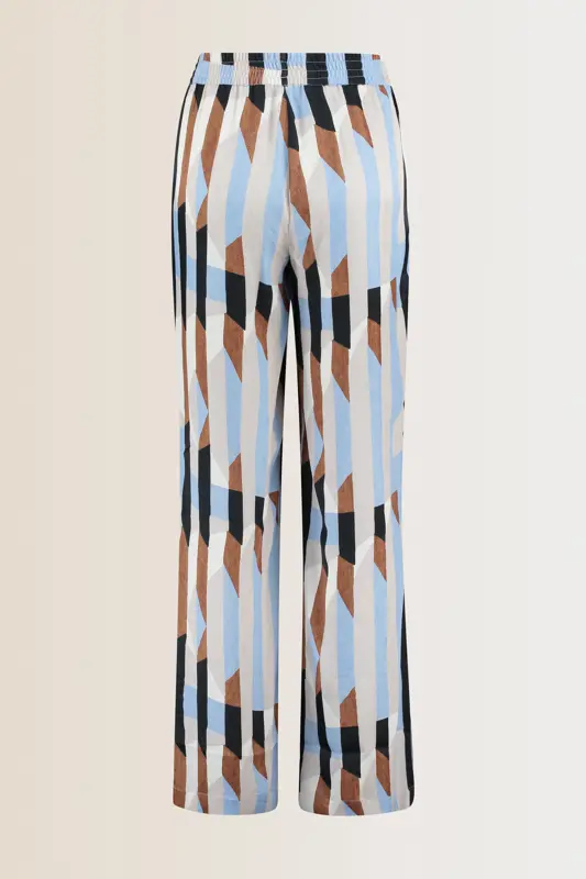 Broek multicolour print