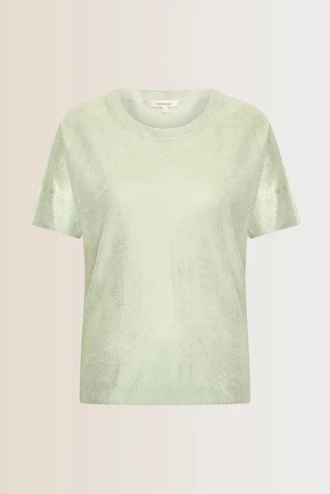 Metallic trui