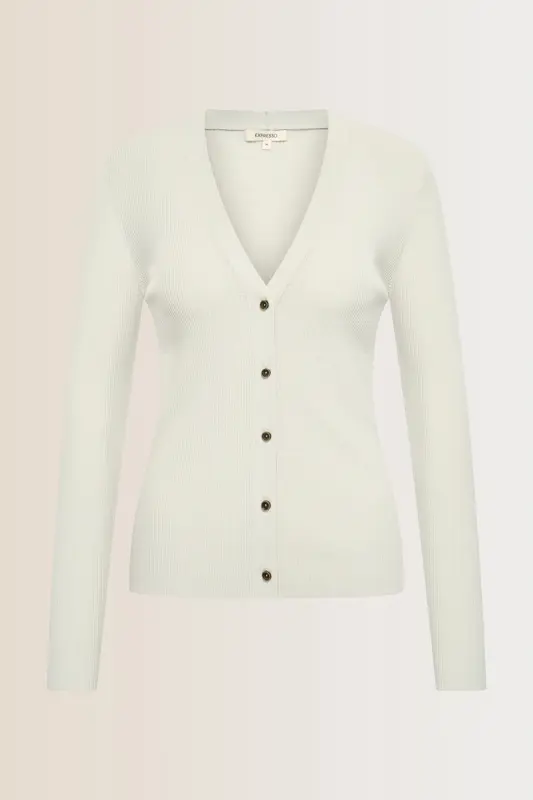 Vest met knoopsluiting