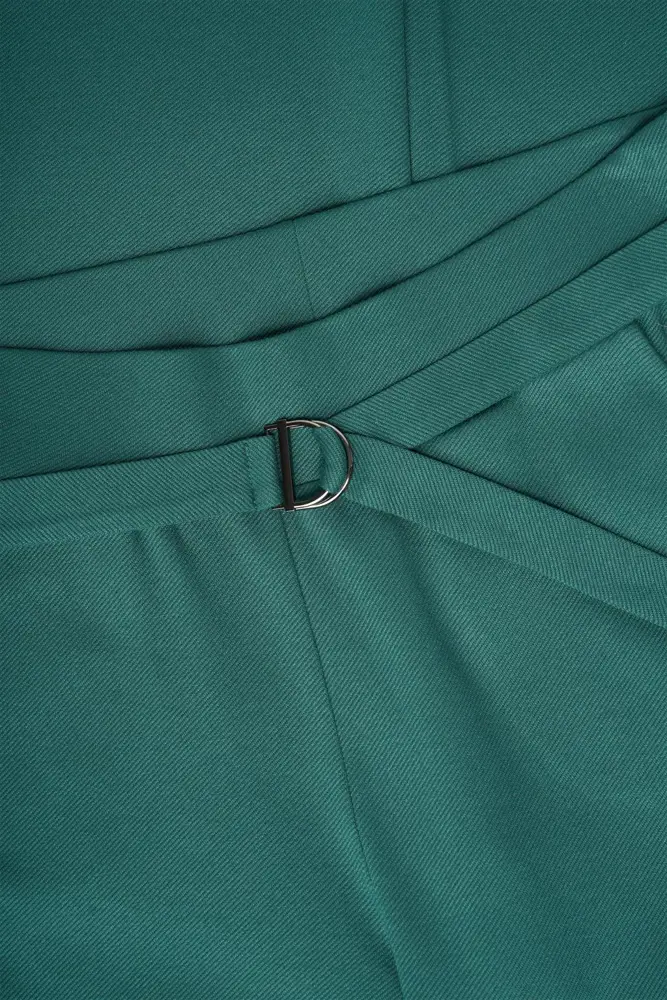 Flared jersey broek