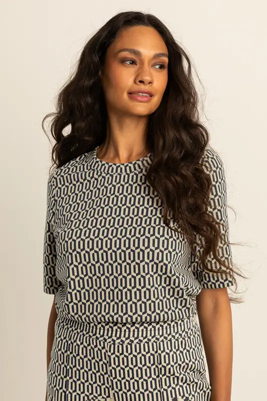 Jacquard T-shirt