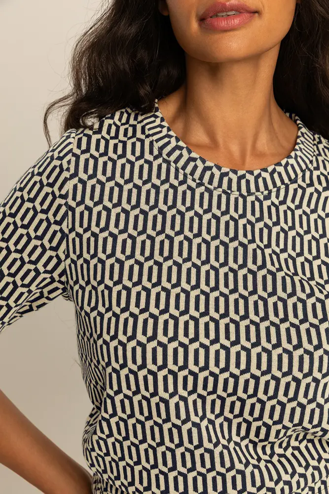 Jacquard T-shirt