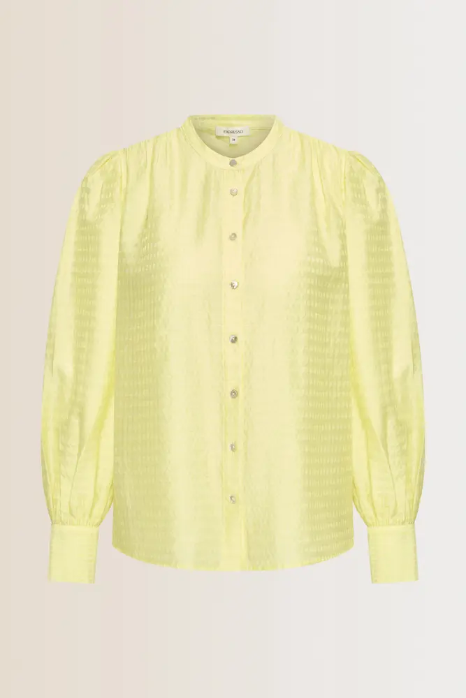 Blouse met pofmouwen
