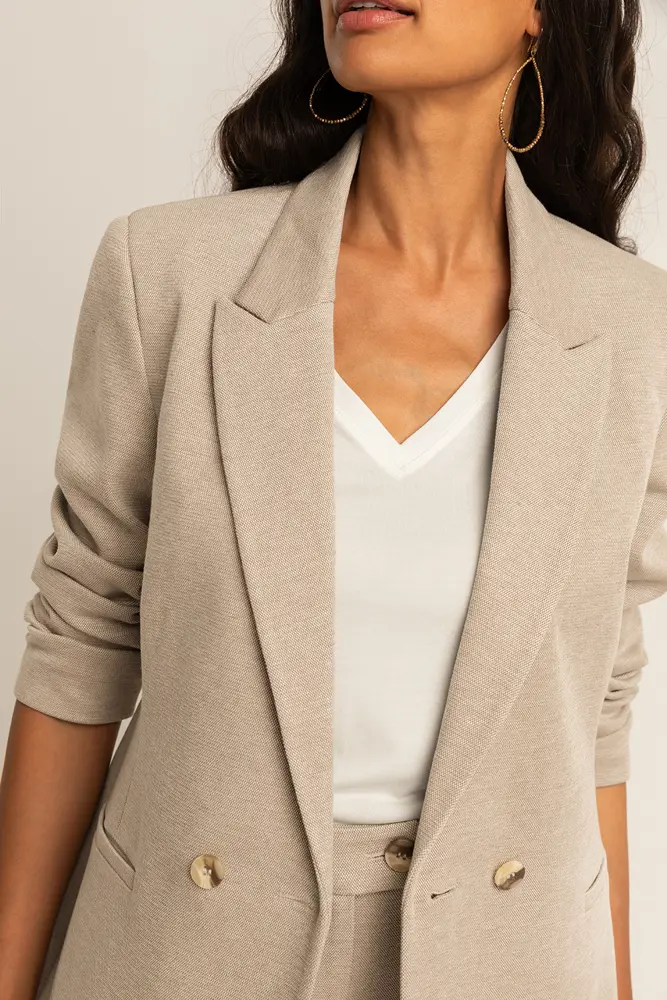 Double breasted blazer