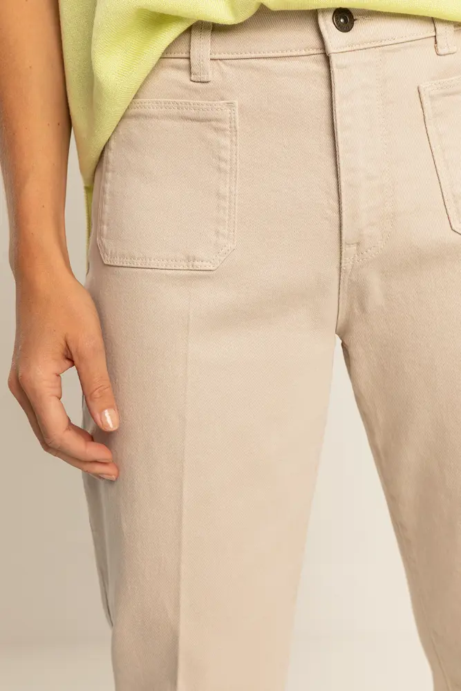 Flared jeans met zakken
